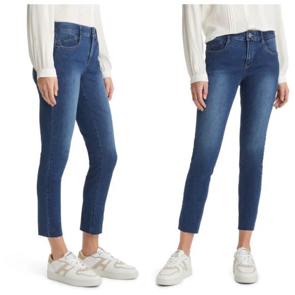 💕WIT & WISDOM💕 'Ab'Solution Ankle Skinny Jeans ~ Mid Blue Vintage 16 NWT - Picture 2 of 16